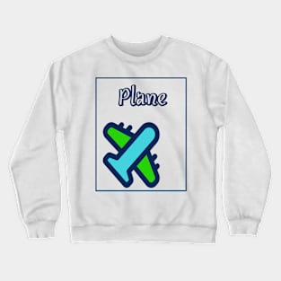 plane Crewneck Sweatshirt